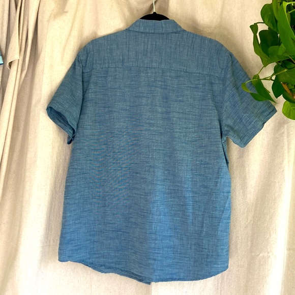 Urban Pipeline Blue Button Up Short Sleeve (L) - Picture 2 of 9